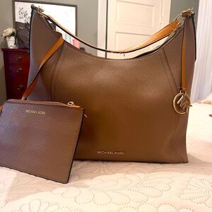 Michael Kors pebbled purse.